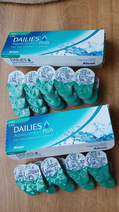 Dailies Toric Aqua Comfort Plus торичні  лінзи Alcon -4,25; -4,50