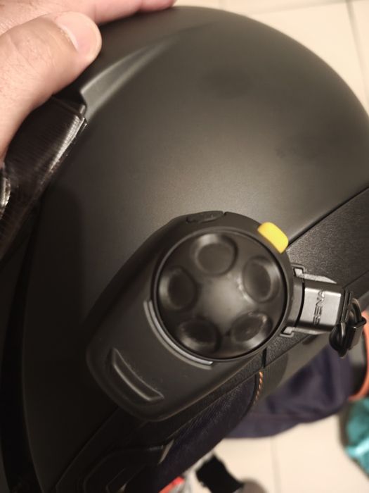 Capacete schuberth c4 pro/ intercomunicador sena