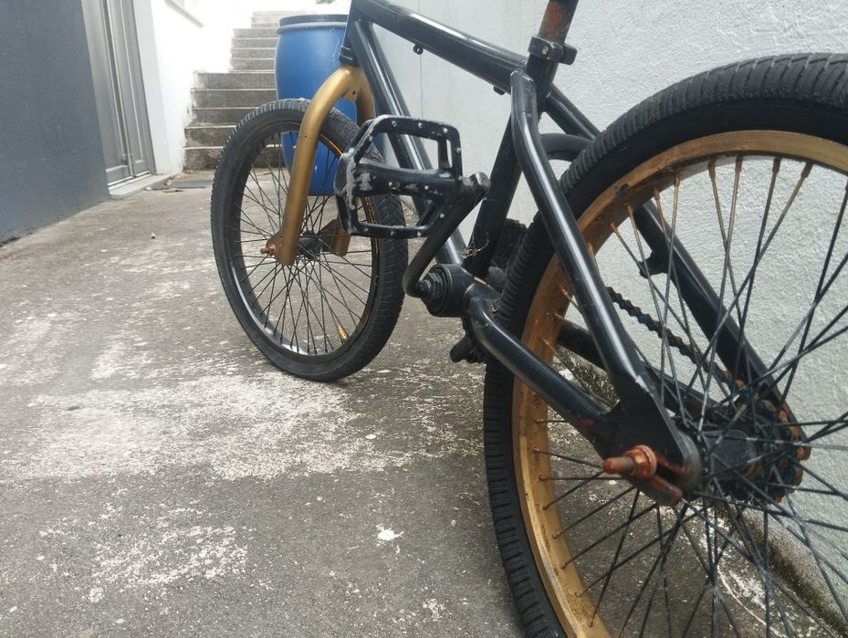 BMX com falta de uso