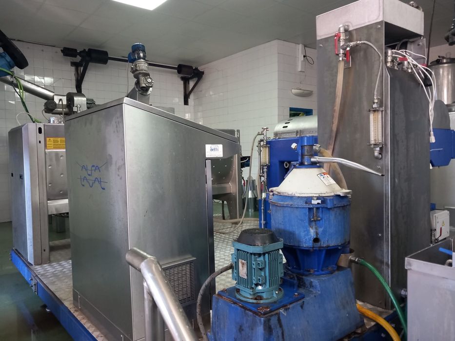 Linha de extracçao de azeite Alfa laval