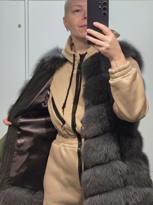 Piękna kamizelka z lisa