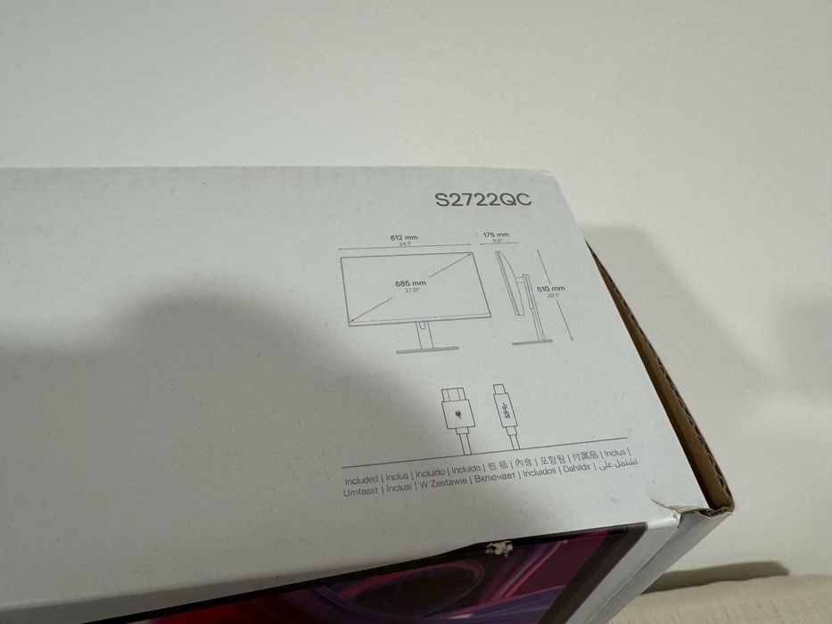 Monitor Dell S2722QC 27 polegadas