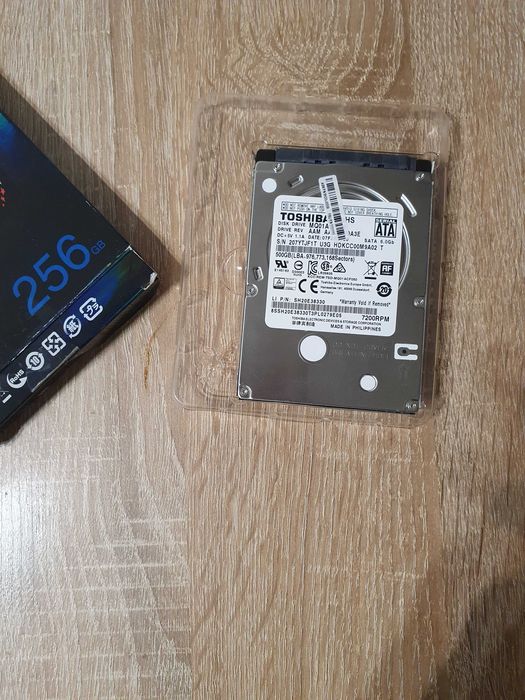 dysk 500gb nowy, leżak magazynowy