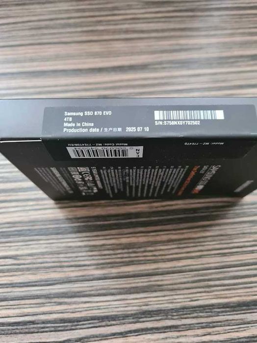 SSD Samsung 870 EVO 4 TB (MZ-77E4T0B/EU)