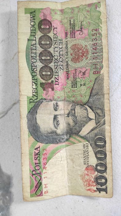 Banknot PRL - 1988, 10000 złotych