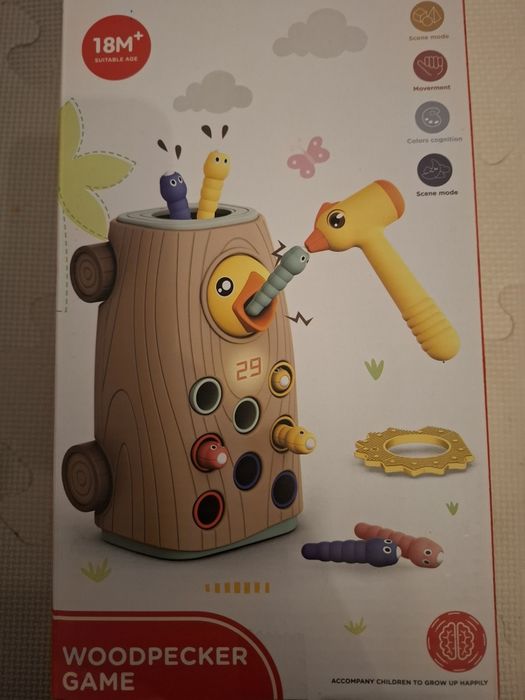 Gra magnetyczna nakarm ptaszka