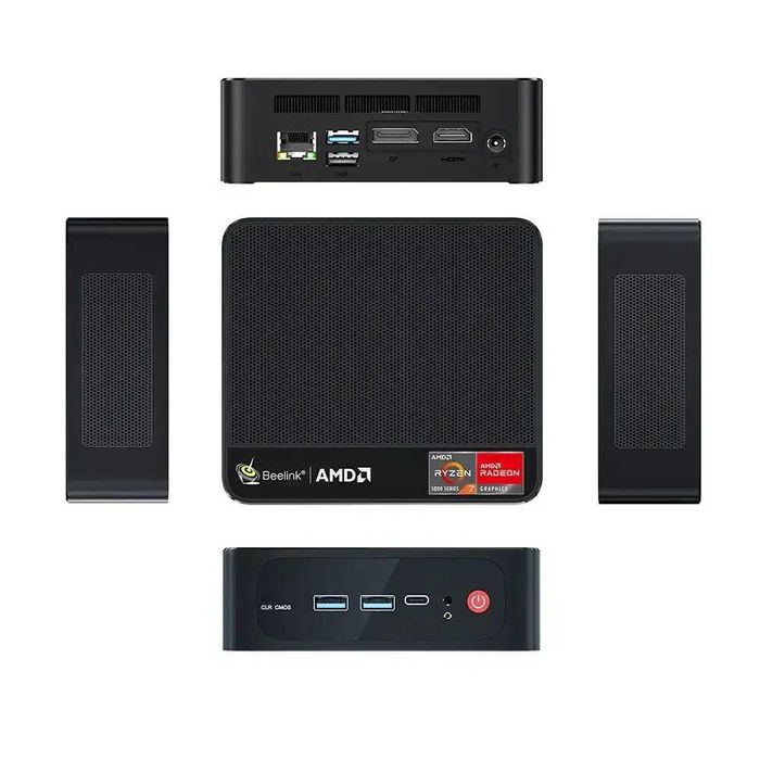 Міні ПК Beelink SER 5 Pro Black AMD Ryzen 7 5850U 32Gb 1000Gb NVMe