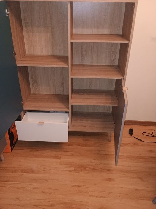 Komoda/kredens wysoki  dąb sonoma