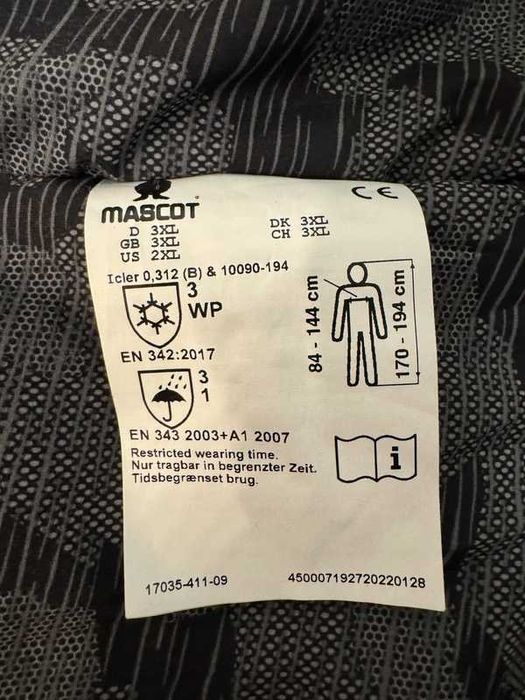 Mascot Advanced 17035- 411 XXXL 3XL kurtka robocza ocieplana j. nowa