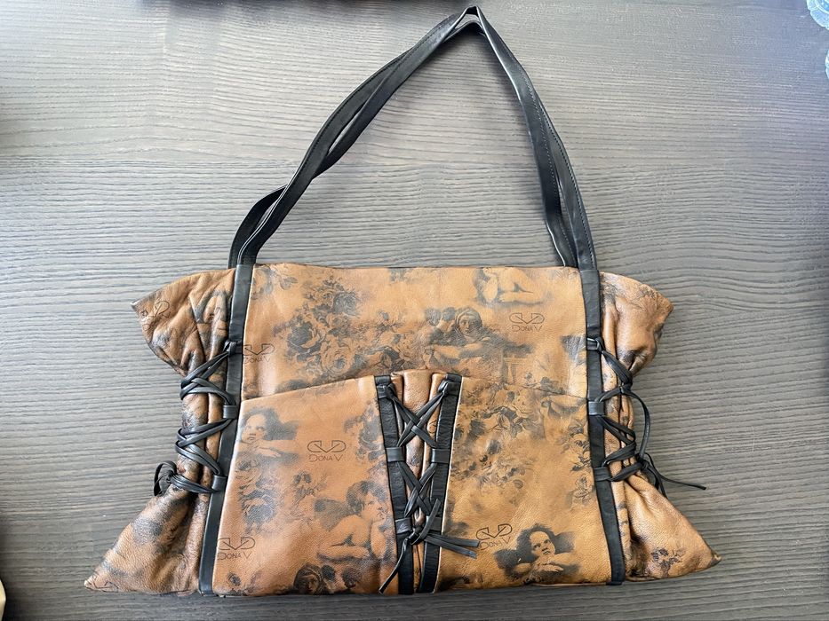 Mala E carteira em pele, marca portuguesa Dona V