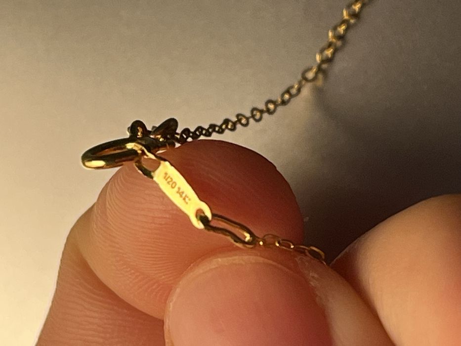 Colar chain banhado a ouro 14k