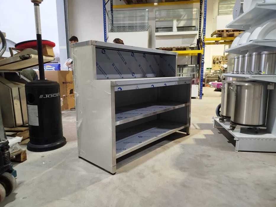 Bancada com Apoio de Balcão em Inox - NOVA