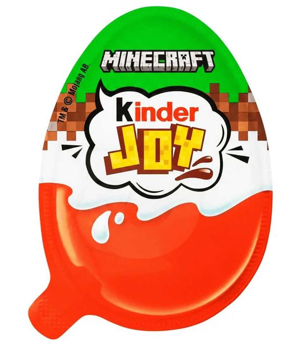 Шоколадне яйце Kinder Joy Minecraft 20г