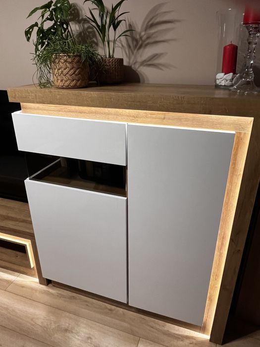 Komplet mebli półka RTV oraz komoda Lyon