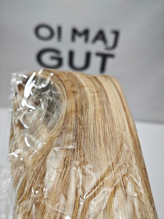 Movesoo Przedłużki Naturalne Ludzkie Włosy 30Cm 20 Szt. 30G Taśmy