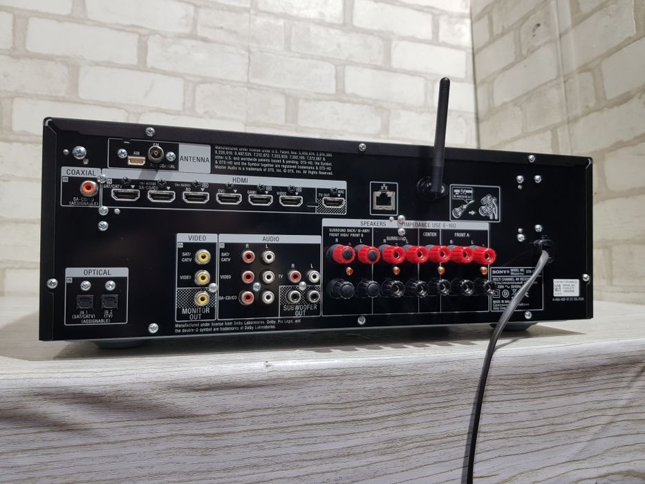 7.2 AV ресивер SONY STR-DH 840 +2, *7x150 Вт, Wi-Fi, HDMI, USB, 4K, б/