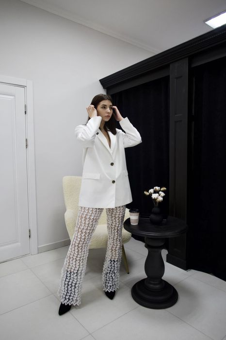 Білий піджак ASOS DESIGN,розмір s-m