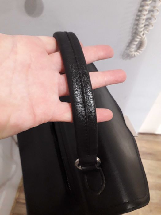 Чорна сумка, Сумка портфель жіноча, Сумка на підкладці