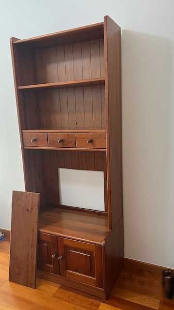 Móvel de escritório ou sala em carvalho francês