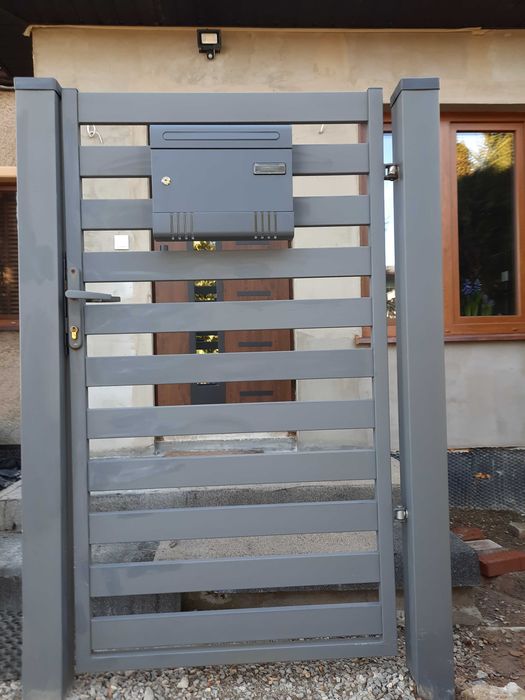 Furtka  metalowa używana antracyt