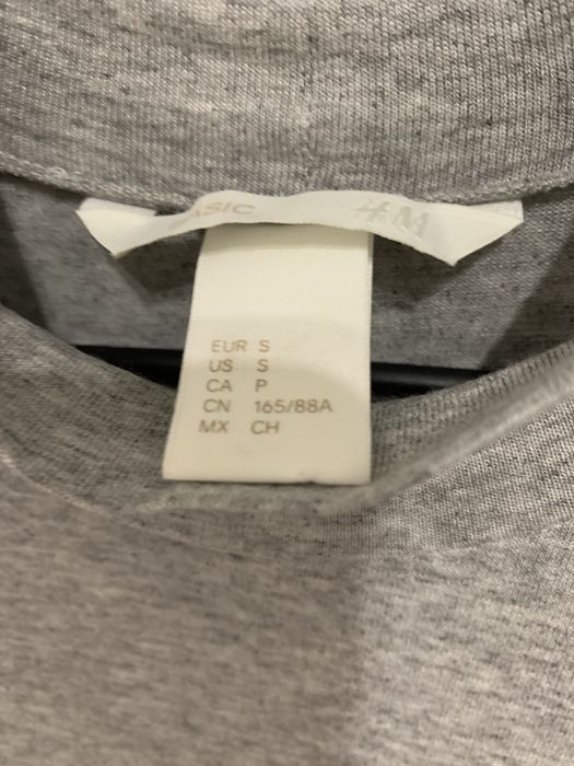 Cienka wiskozowa maxi sukienka z półgolfem H&M S