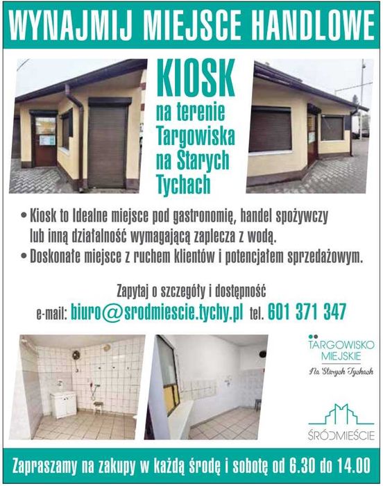 Punkt handlowy na targowisku.