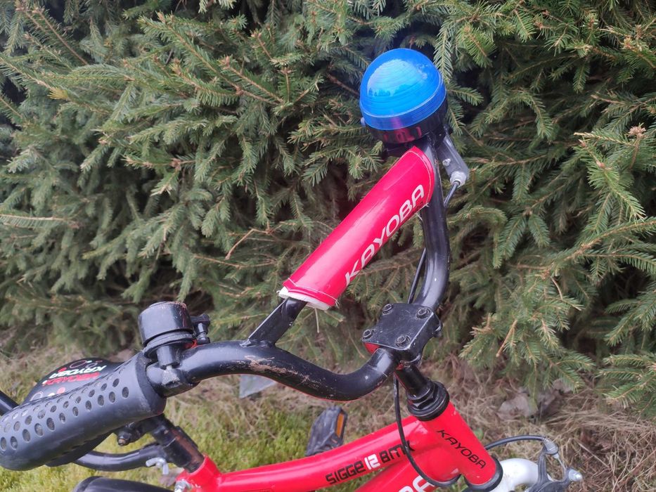 Rowerek 12 cali dla dziecka, czerwony.