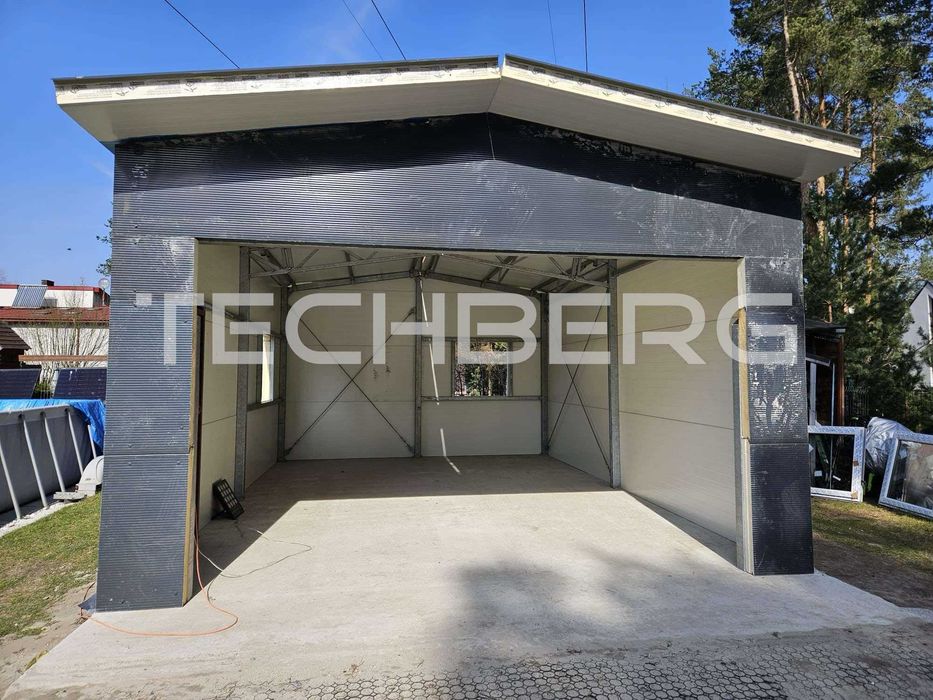 Garaż 5x7 m | 35 m2 Konstrukcja Stalowa pod płytę warstwową