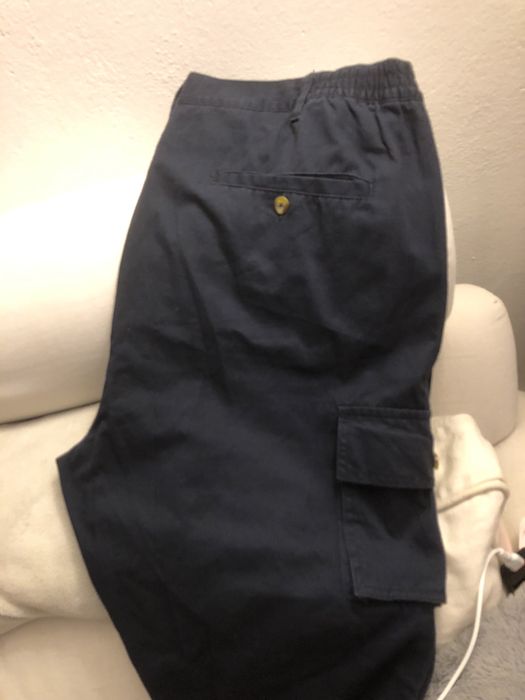 Spodnie 42 Cotton granatowe