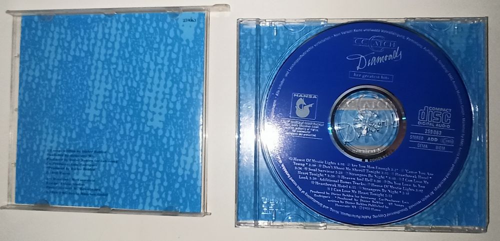 C C Catch Diamonds Her Greatest Hits CD  Thomas Anders Blue System Les McKeown Modern Talking