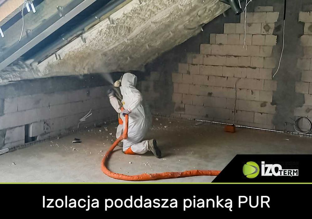Izolacje pianą pur i nadmuch celulozy