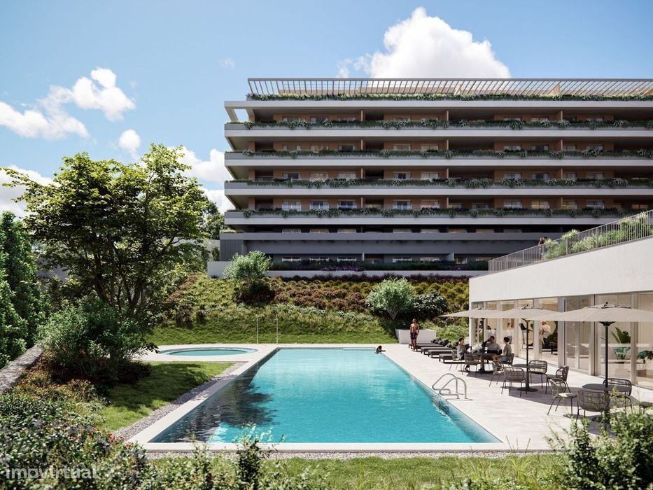 T3 Novo c/ Varandas e 2 Lugares de Garagem na Cidade da Maia