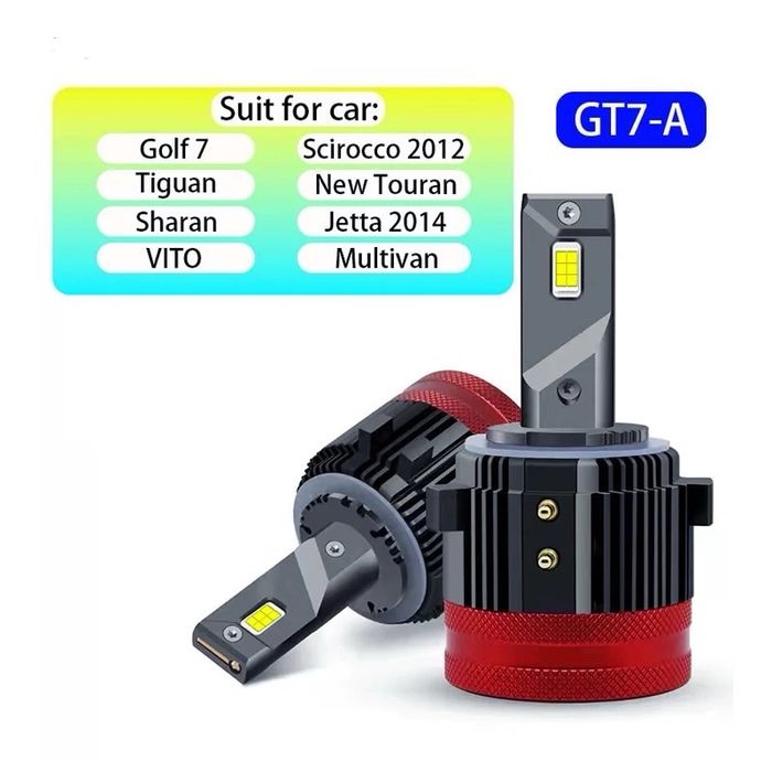 Led лампа H7 для vw с обманкой CANBUS 90w 8000Lm комплект 2-шт