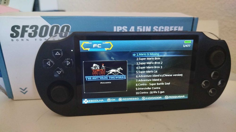 Consola Retro SF3000 64GB – +24.000 Jogos – 14 Plataformas