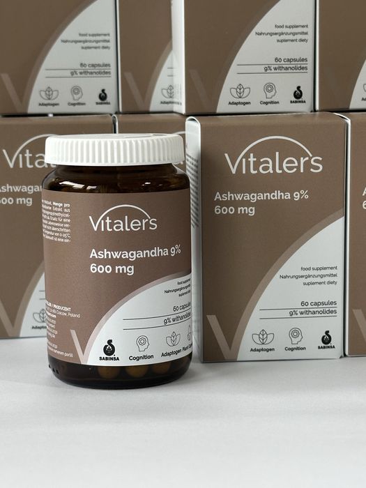 Vitalers Ashwagandha 9%, Ашваганда Віталерс, НОВИЙ ДИЗАЙН