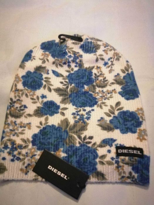 DIESEL Nowa Czapka zimowa Dziecięca Woolie Beanie Oryginalna