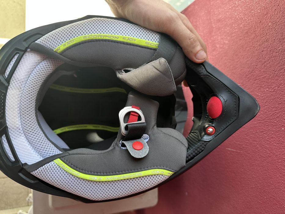 Capacete Scorpion Exo VX-16AIR + óculos 100%