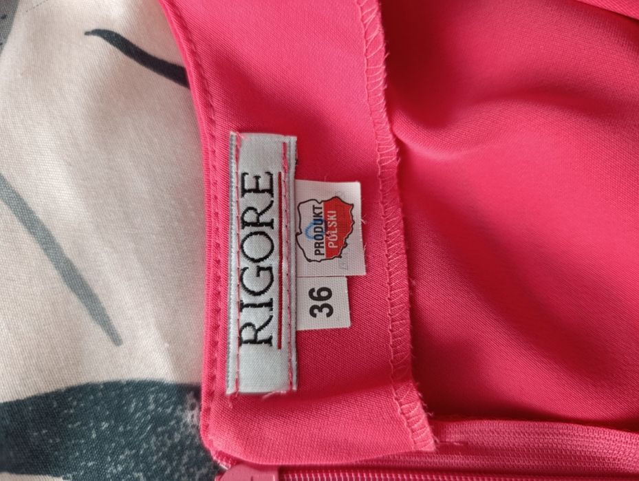 Śliczna sukienka damska marki Rigore rozmiar 36/38