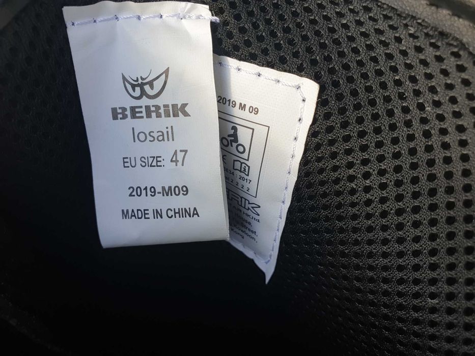 Berik Losail 47 buty motocyklowe jak nowe