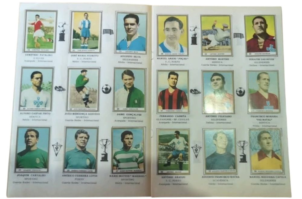 Caderneta cromos Eusébio447358047701575683