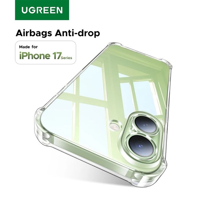 Чехол Ugreen на iPhone 17 Pro Max, 17 Pro , 17, Air, iPhone 16 Pro Max, прозрачный, противоударный, тонкий чехол