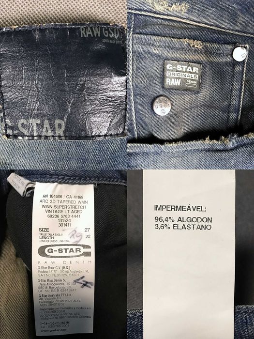 G-STAR RAW 3D джинси чоловічі