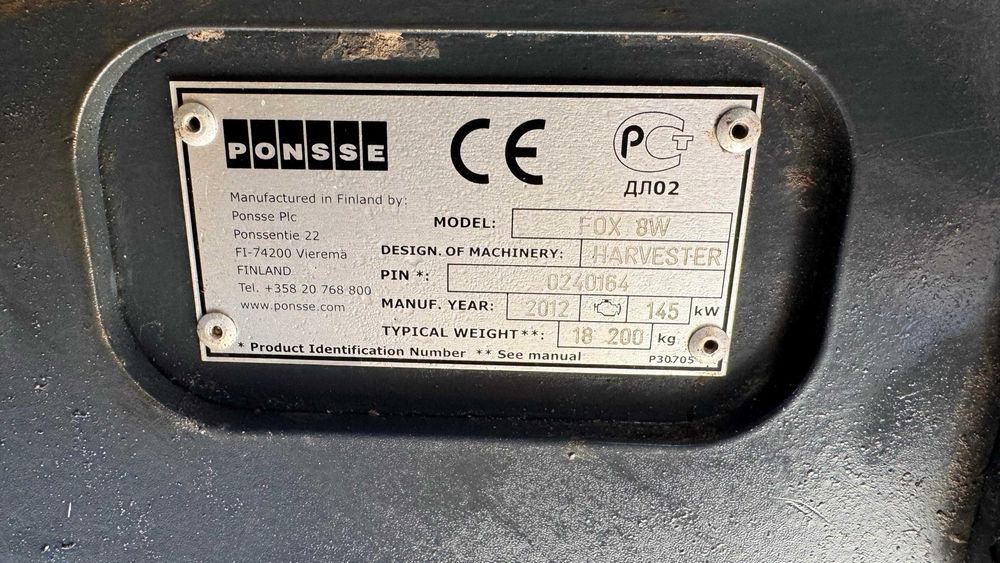 Harwester Ponsse Fox rok 2012