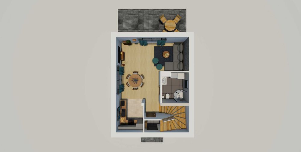 Nowy dom piętrowy wolnostojący w Strzelnie przy ul. Dąbrowskiego