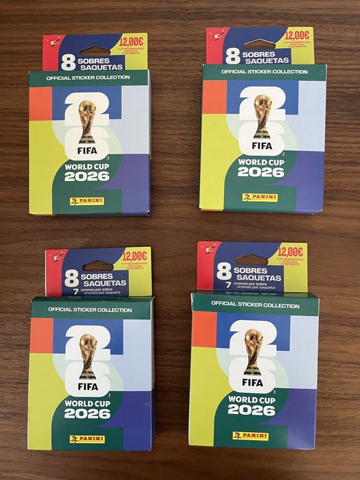 Blister 8 saquetas - Cromos Mundial 2026