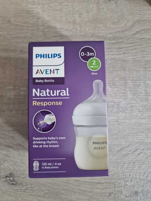 Philips AVENT Butelka Natural Response 125ml 0m+ SCY900/01
