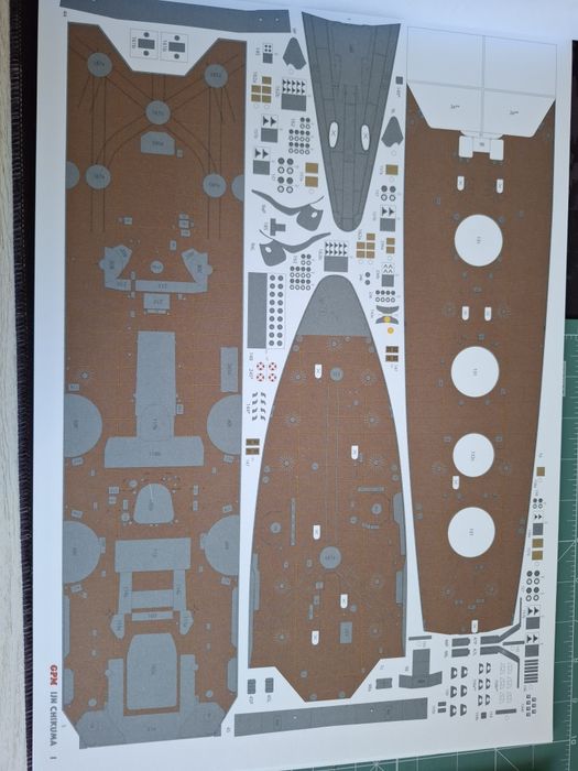 Gpm model kartonowy IJN CHIKUMA