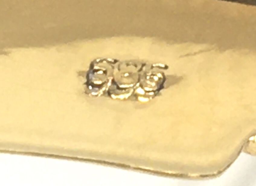 Złota Męska bransoleta splot CORDA bita próba 585 pozłacana ogniowo14K