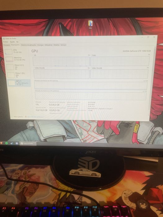 Computador I5 16GB GTX1060