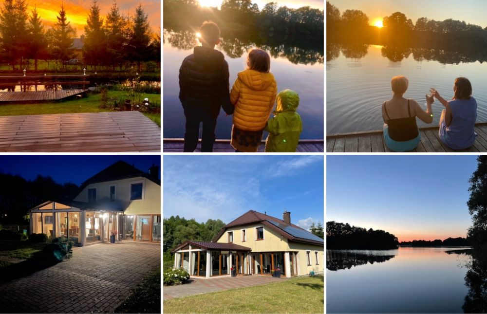 Klimatyczny Dom nad jeziorem Nocleg 3 metry od linii brzegowej Jacuzzi